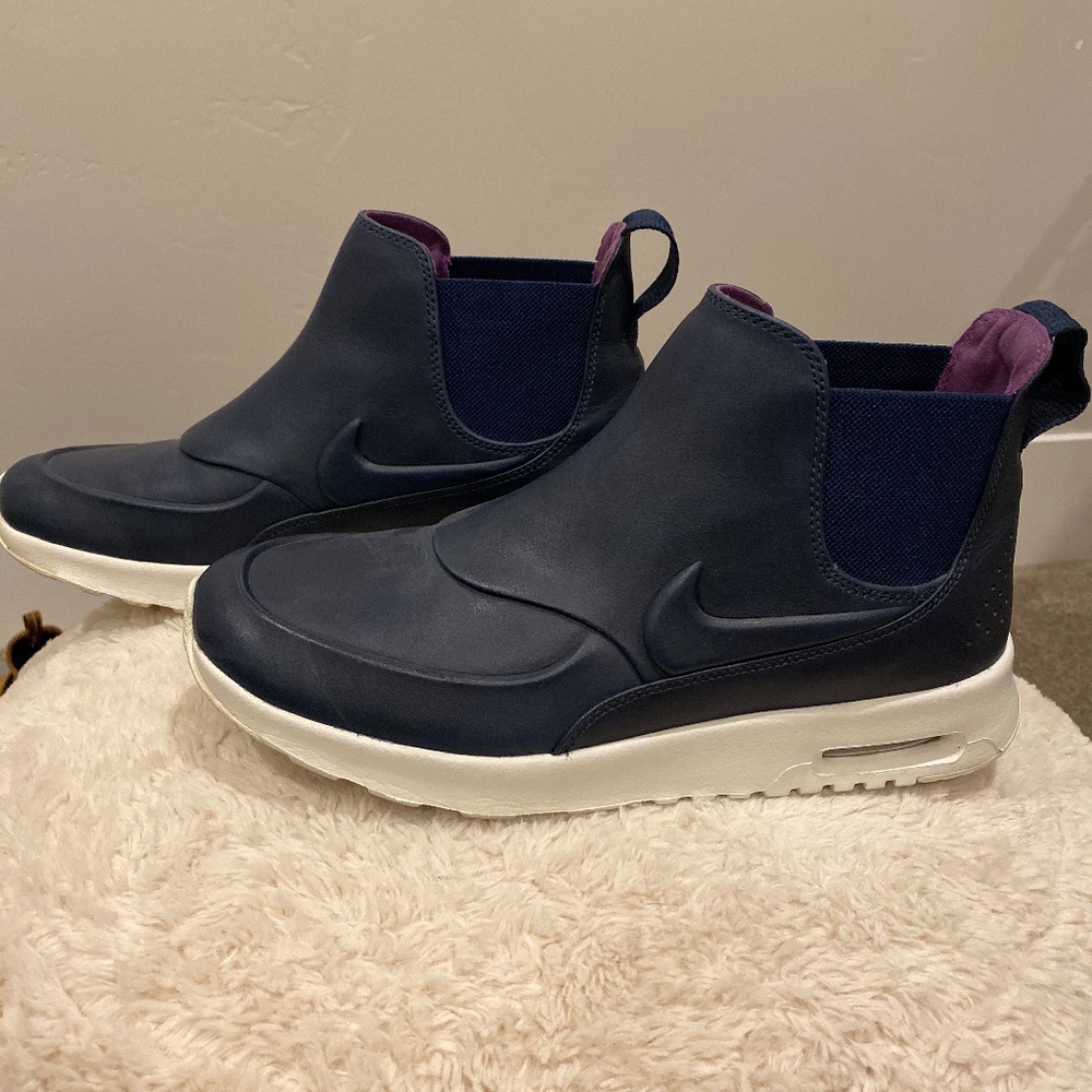 Nike Air Max Leather bootie 9 Midnight Blue